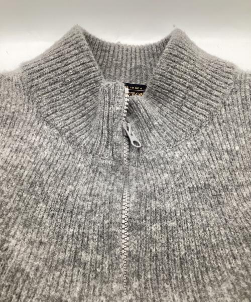 FREDY&GLOSTER（フレディ アンド グロスター）FREDY&GLOSTER (フレディ アンド グロスター) PENDLETON (ペンドルトン) 別注プルオーバーハーフジップニット グレー サイズ:Lの古着・服飾アイテム