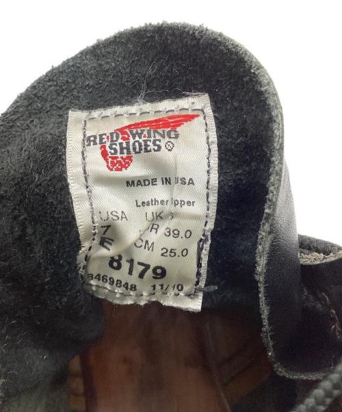 RED WING（レッドウィング）RED WING (レッドウィング) 6インチクラシックモック 8179 ブラック サイズ:7Eの古着・服飾アイテム