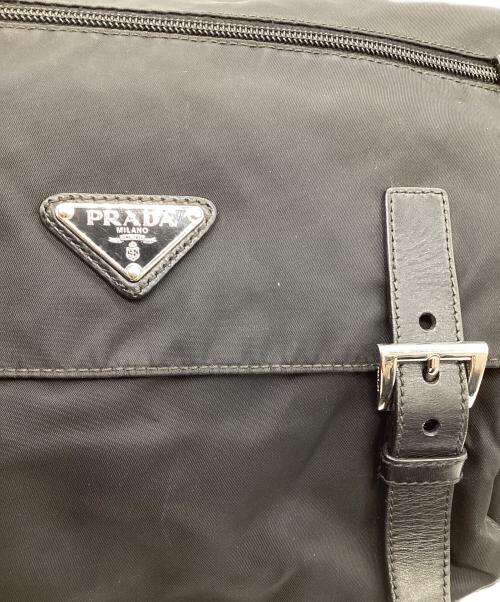 PRADA（プラダ）PRADA (プラダ) メッセンジャーバッグ ブラックの古着・服飾アイテム