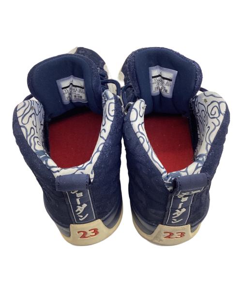 NIKE（ナイキ）NIKE (ナイキ) Air Jordan 12 Retro PRM（エアジョーダン 12 レトロ PRM） ネイビー×ホワイト サイズ:US7.5の古着・服飾アイテム