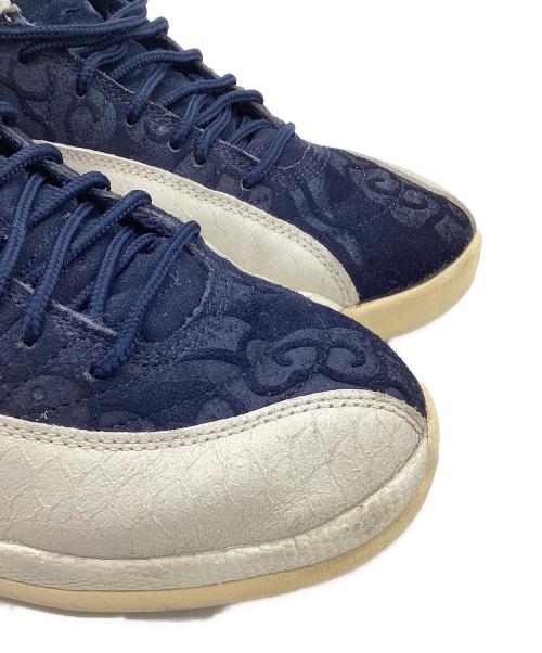 NIKE（ナイキ）NIKE (ナイキ) Air Jordan 12 Retro PRM（エアジョーダン 12 レトロ PRM） ネイビー×ホワイト サイズ:US7.5の古着・服飾アイテム
