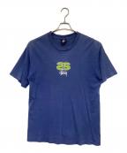 stussyステューシー）の古着「Tシャツ」｜ブルー
