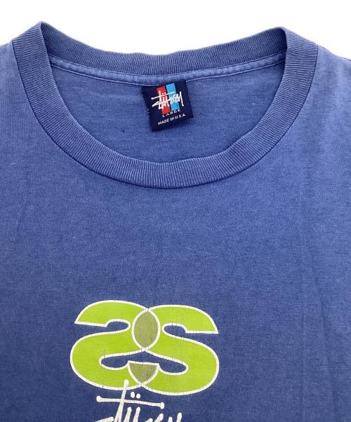 stussy（ステューシー）stussy (ステューシー) Tシャツ ブルー サイズ:Lの古着・服飾アイテム