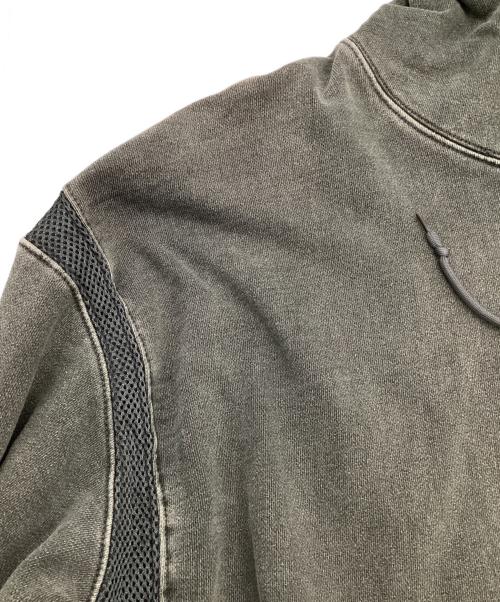 C.E（シーイー）C.E (シーイー) メッシュ切替パーカー グレー サイズ:XLの古着・服飾アイテム