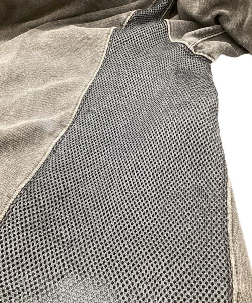 C.E（シーイー）C.E (シーイー) メッシュ切替パーカー グレー サイズ:XLの古着・服飾アイテム
