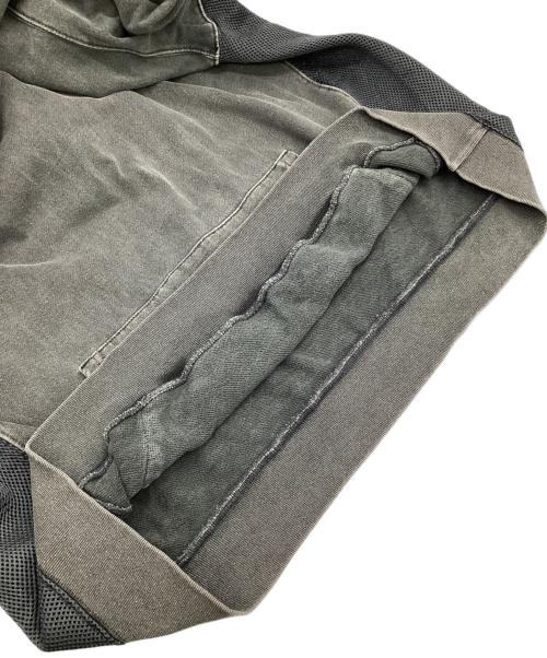 C.E（シーイー）C.E (シーイー) メッシュ切替パーカー グレー サイズ:XLの古着・服飾アイテム