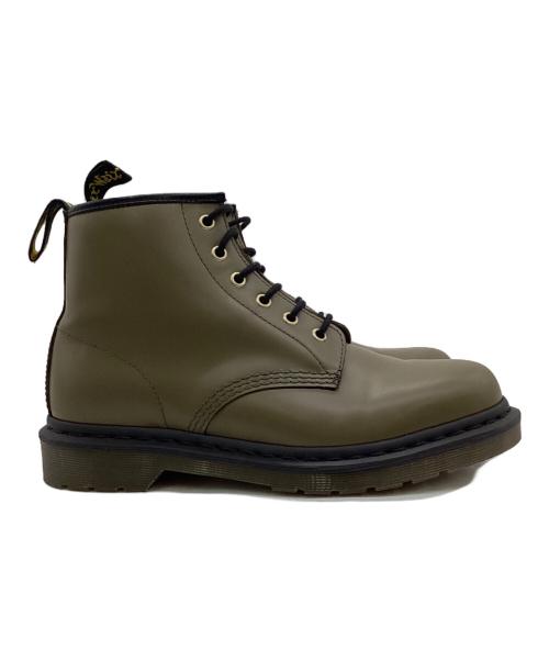 Dr.Martens（ドクターマーチン）Dr.Martens (ドクターマーチン) 101 6ホールブーツ オリーブ サイズ:UK7の古着・服飾アイテム