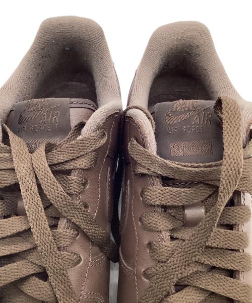 NIKE（ナイキ）NIKE (ナイキ) SUPREME (シュプリーム) AIR FORCE 1 LOW（エアフォース 1 ロー） ブラウン サイズ:US8の古着・服飾アイテム