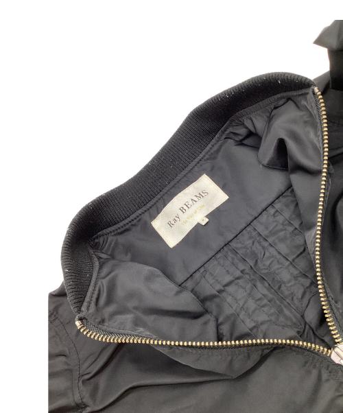RAY BEAMS（レイ ビームス）RAY BEAMS (レイ ビームス) バックタックロングMA-1コート ブラックの古着・服飾アイテム