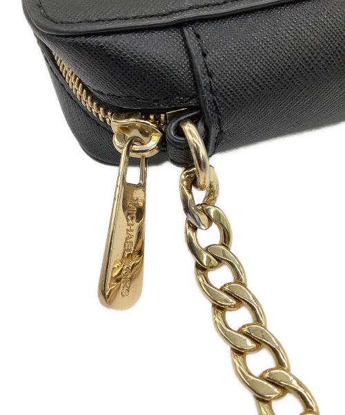 MICHAEL KORS（マイケルコース）MICHAEL KORS (マイケル・コース) チェーンショルダーバッグ ブラックの古着・服飾アイテム