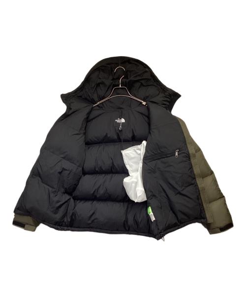 THE NORTH FACE（ザ ノース フェイス）THE NORTH FACE (ザ ノース フェイス) NUPTSE HOODIE（ヌプシ フーディー）ダウンジャケット ブラック×カーキ サイズ:Mの古着・服飾アイテム
