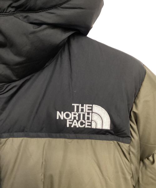 THE NORTH FACE（ザ ノース フェイス）THE NORTH FACE (ザ ノース フェイス) NUPTSE HOODIE（ヌプシ フーディー）ダウンジャケット ブラック×カーキ サイズ:Mの古着・服飾アイテム