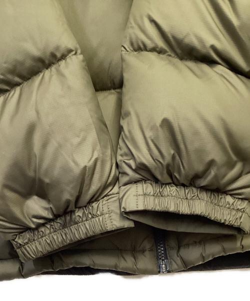THE NORTH FACE（ザ ノース フェイス）THE NORTH FACE (ザ ノース フェイス) NUPTSE HOODIE（ヌプシ フーディー）ダウンジャケット ブラック×カーキ サイズ:Mの古着・服飾アイテム