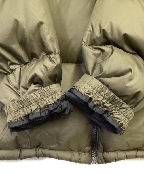 THE NORTH FACE（ザ ノース フェイス）THE NORTH FACE (ザ ノース フェイス) NUPTSE HOODIE（ヌプシ フーディー）ダウンジャケット ブラック×カーキ サイズ:Mの古着・服飾アイテム