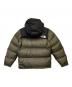 THE NORTH FACE (ザ ノース フェイス) NUPTSE HOODIE（ヌプシ フーディー）ダウンジャケット ブラック×カーキ サイズ:M：25000円