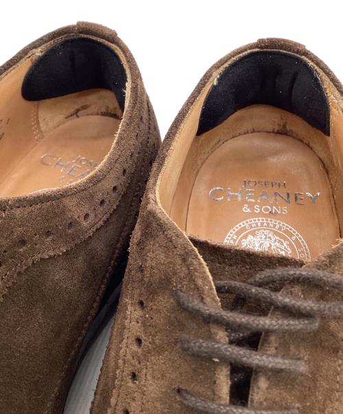 JOSEPH CHEANEY & SONS（ジョセフ チーニー アンド サンズ）JOSEPH CHEANEY & SONS (ジョセフチーニー) BAXLEY ウィングチップシューズ ブラウン サイズ:7Fの古着・服飾アイテム