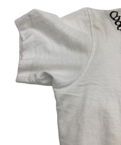 COMME des GARCONS GIRL（コムデギャルソンガール）COMME des GARCONS GIRL (コムデギャルソンガール) ラインストーン 半袖Tシャツ ホワイト サイズ:Mの古着・服飾アイテム