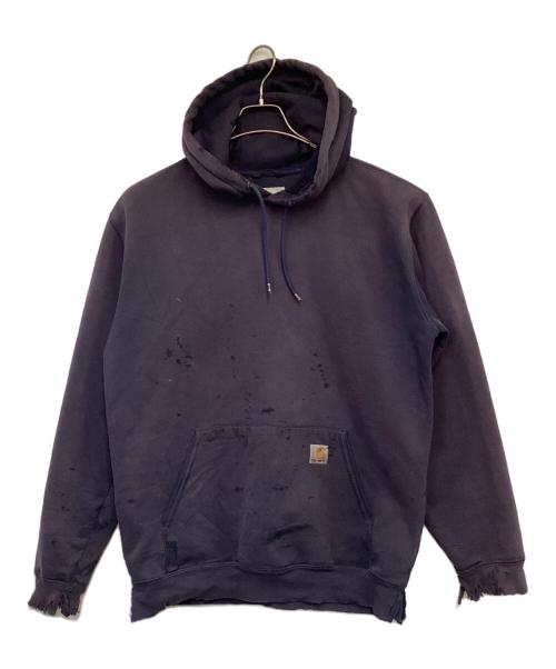 CarHartt（カーハート）CarHartt (カーハート) プルオーバーパーカー ネイビー サイズ:Mの古着・服飾アイテム