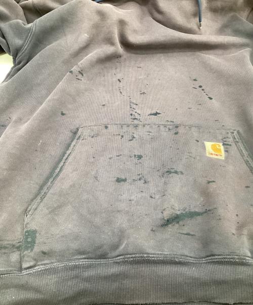 CarHartt（カーハート）CarHartt (カーハート) プルオーバーパーカー ネイビー サイズ:Mの古着・服飾アイテム
