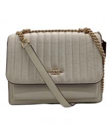 COACH（コーチ）の古着「クレア クロスボディ ウィズ ライナー キルティング」｜ホワイト