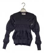 ENFOLDエンフォルド）の古着「BUMPY PULLOVER」｜ネイビー