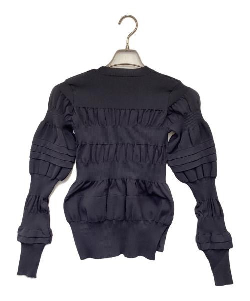 ENFOLD（エンフォルド）ENFOLD (エンフォルド) BUMPY PULLOVER ネイビー サイズ:38の古着・服飾アイテム