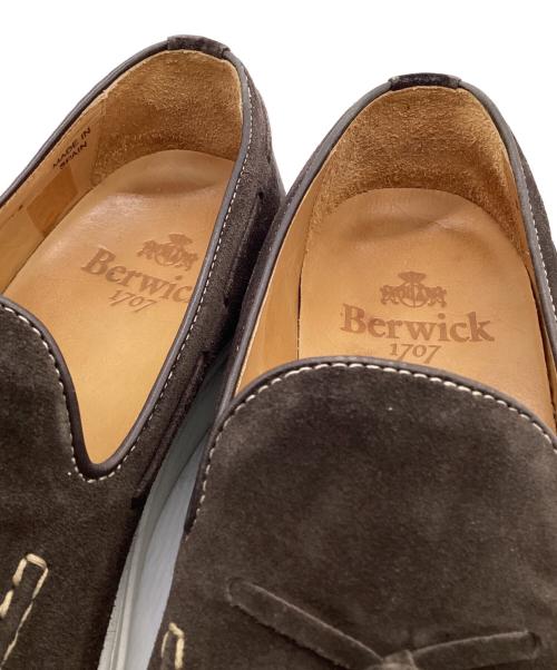 berwick（バーウィック）berwick (バーウィック) タッセル スリッポン ブラウン サイズ:42の古着・服飾アイテム