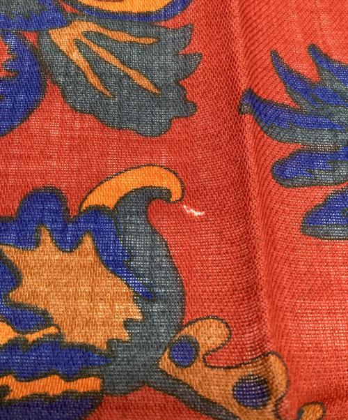 Yves Saint Laurent（イヴサンローラン）Yves Saint Laurent (イヴサンローラン) ウールスカーフ オレンジの古着・服飾アイテム
