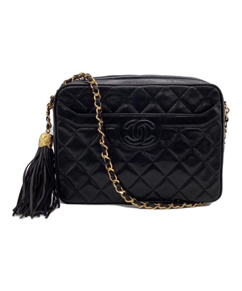 CHANEL（シャネル）CHANEL (シャネル) チェーンショルダーバッグ ブラックの古着・服飾アイテム