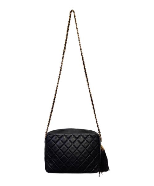 CHANEL（シャネル）CHANEL (シャネル) チェーンショルダーバッグ ブラックの古着・服飾アイテム