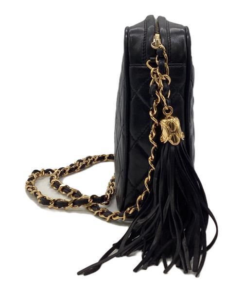 CHANEL（シャネル）CHANEL (シャネル) チェーンショルダーバッグ ブラックの古着・服飾アイテム