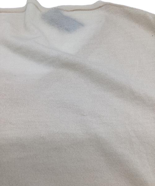 PRADA（プラダ）PRADA (プラダ) ハイゲージ Vネックニット ベージュ サイズ:36の古着・服飾アイテム