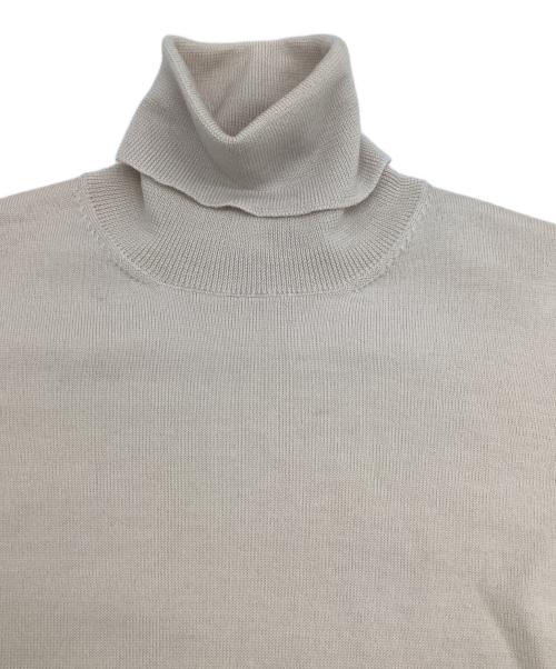 MONCLER（モンクレール）MONCLER (モンクレール) MAGLIONE TRICOT CICLISTA（マッリオーネ トリコット チクリスタ）ニット アイボリー サイズ:XSの古着・服飾アイテム