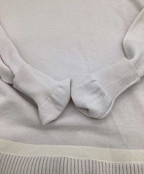 MONCLER（モンクレール）MONCLER (モンクレール) MAGLIONE TRICOT CICLISTA（マッリオーネ トリコット チクリスタ）ニット アイボリー サイズ:XSの古着・服飾アイテム