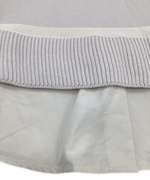 MONCLER（モンクレール）MONCLER (モンクレール) MAGLIONE TRICOT CICLISTA（マッリオーネ トリコット チクリスタ）ニット アイボリー サイズ:XSの古着・服飾アイテム
