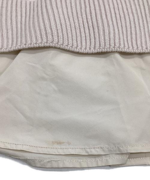 MONCLER（モンクレール）MONCLER (モンクレール) MAGLIONE TRICOT CICLISTA（マッリオーネ トリコット チクリスタ）ニット アイボリー サイズ:XSの古着・服飾アイテム