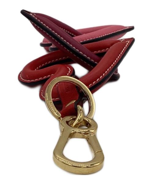LOEWE（ロエベ）LOEWE (ロエベ) トリプルハート チャーム キーリング ピンクの古着・服飾アイテム