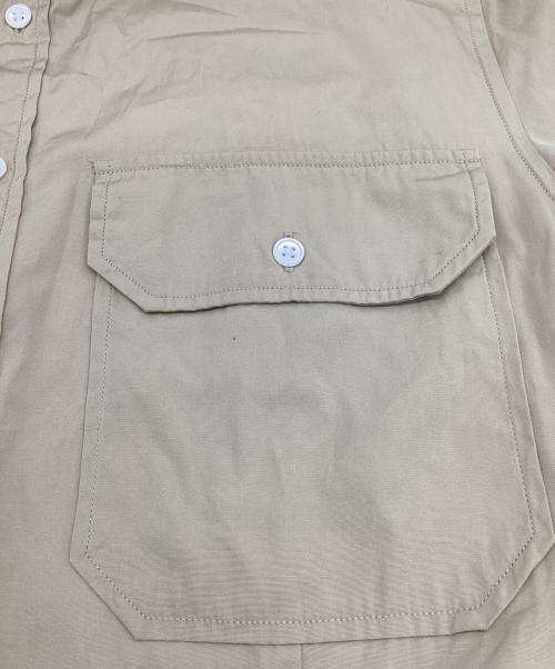 POLO RALPH LAUREN（ポロ・ラルフローレン）POLO RALPH LAUREN (ポロ・ラルフローレン) ティアードシャツコットンドレス ベージュ サイズ:6の古着・服飾アイテム