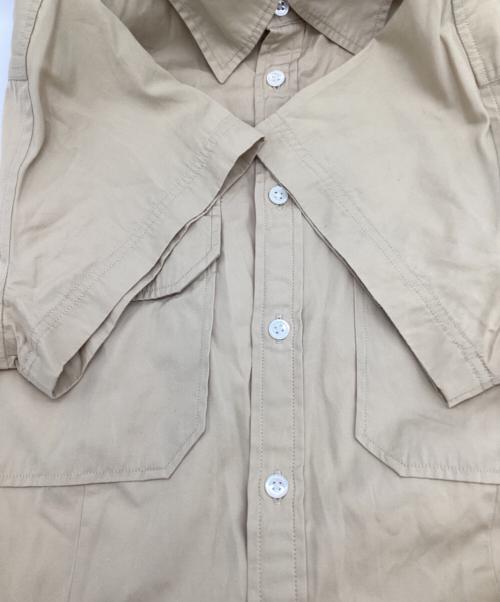 POLO RALPH LAUREN（ポロ・ラルフローレン）POLO RALPH LAUREN (ポロ・ラルフローレン) ティアードシャツコットンドレス ベージュ サイズ:6の古着・服飾アイテム