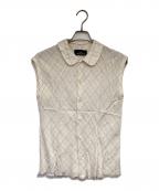 tricot COMME des GARCONSトリココムデギャルソン）の古着「ノースリーブシャツ」｜ホワイト