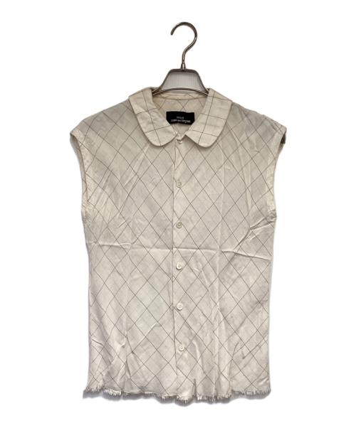 tricot COMME des GARCONS（トリココムデギャルソン）tricot COMME des GARCONS (トリココムデギャルソン) ノースリーブシャツ ホワイト サイズ:-の古着・服飾アイテム