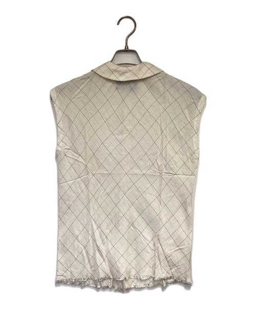 tricot COMME des GARCONS（トリココムデギャルソン）tricot COMME des GARCONS (トリココムデギャルソン) ノースリーブシャツ ホワイト サイズ:-の古着・服飾アイテム