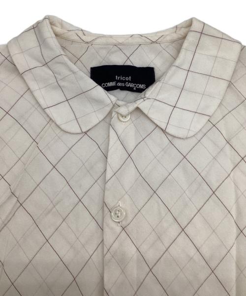 tricot COMME des GARCONS（トリココムデギャルソン）tricot COMME des GARCONS (トリココムデギャルソン) ノースリーブシャツ ホワイト サイズ:-の古着・服飾アイテム