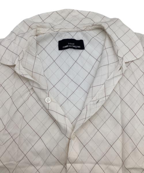 tricot COMME des GARCONS（トリココムデギャルソン）tricot COMME des GARCONS (トリココムデギャルソン) ノースリーブシャツ ホワイト サイズ:-の古着・服飾アイテム