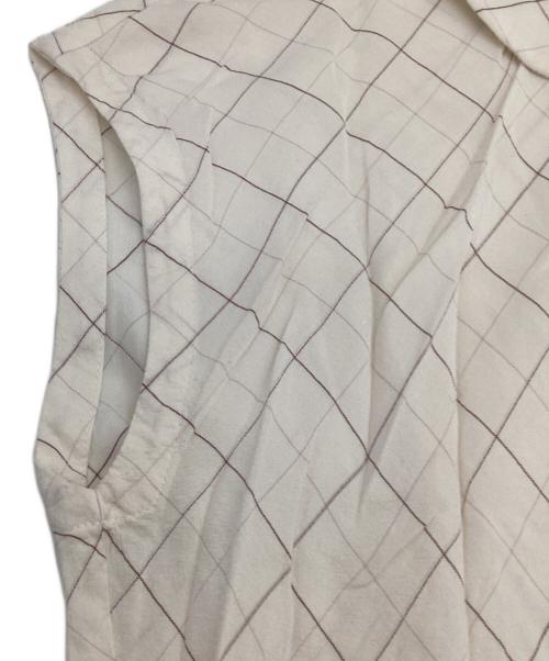 tricot COMME des GARCONS（トリココムデギャルソン）tricot COMME des GARCONS (トリココムデギャルソン) ノースリーブシャツ ホワイト サイズ:-の古着・服飾アイテム