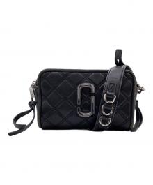 MARC JACOBS（マークジェイコブス）の古着「THE QUILTED SOFTSHOT 21（ザ キルテッド ソフトショット 21）ショルダーバッグ」｜ブラック