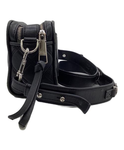 MARC JACOBS（マークジェイコブス）MARC JACOBS (マークジェイコブス) THE QUILTED SOFTSHOT 21（ザ キルテッド ソフトショット 21）ショルダーバッグ ブラックの古着・服飾アイテム