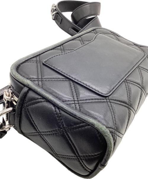 MARC JACOBS（マークジェイコブス）MARC JACOBS (マークジェイコブス) THE QUILTED SOFTSHOT 21（ザ キルテッド ソフトショット 21）ショルダーバッグ ブラックの古着・服飾アイテム