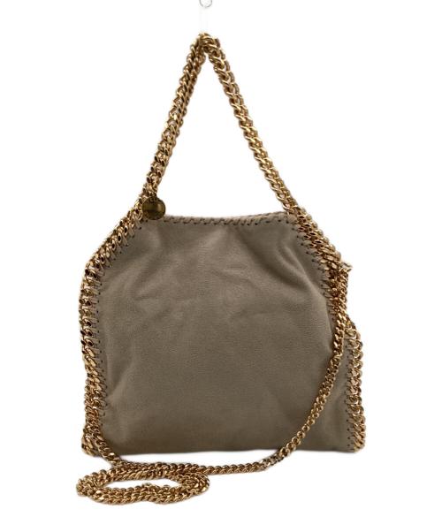 STELLA McCARTNEY（ステラマッカートニー）STELLA McCARTNEY (ステラマッカートニー) ファラベラ ミニ トートバッグ ベージュ×ゴールドの古着・服飾アイテム