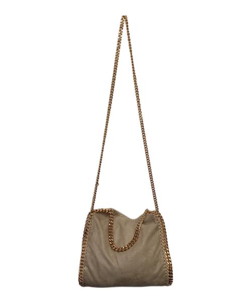 STELLA McCARTNEY（ステラマッカートニー）STELLA McCARTNEY (ステラマッカートニー) ファラベラ ミニ トートバッグ ベージュ×ゴールドの古着・服飾アイテム